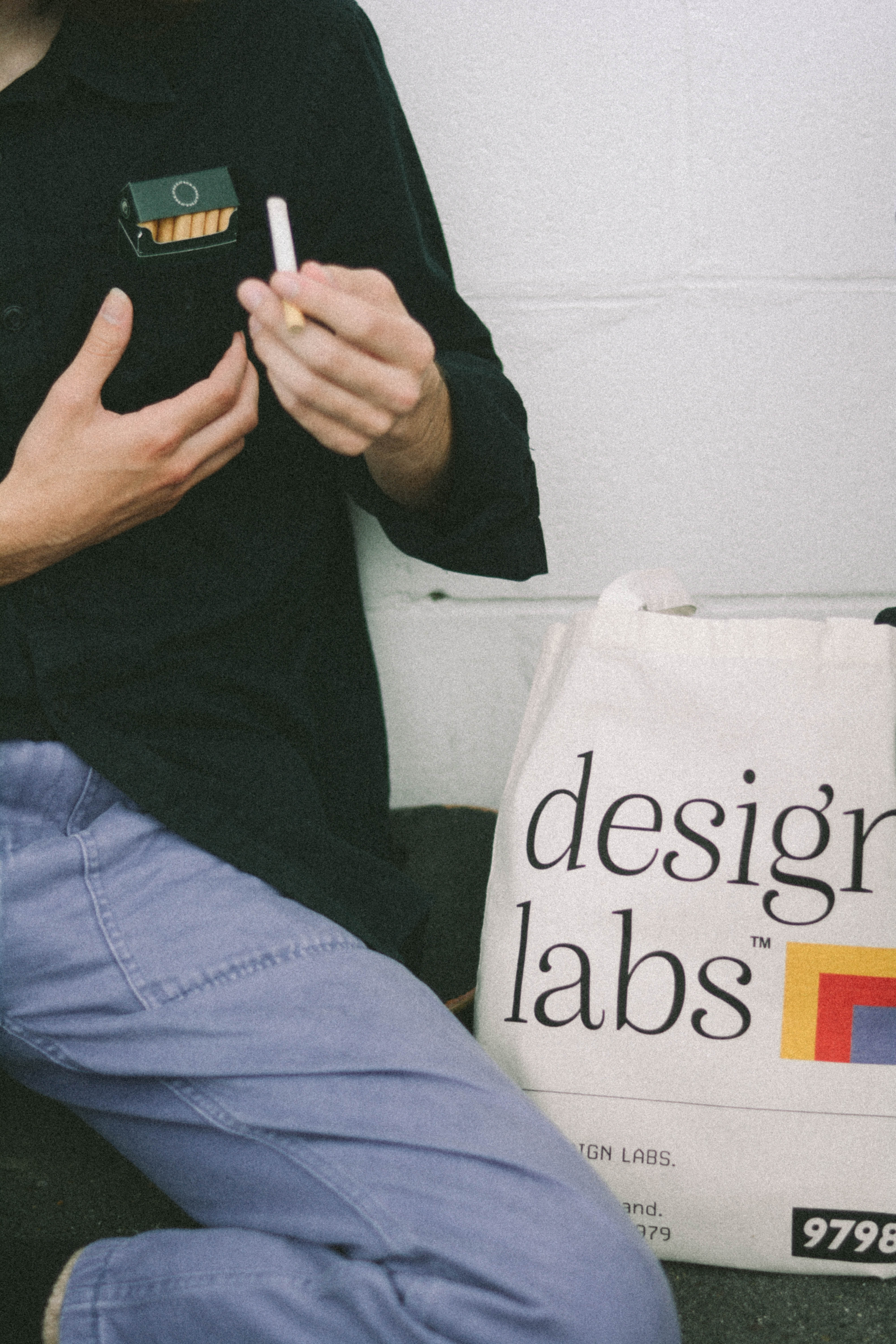 97 Labs tote bag lifestyle photoshoot.