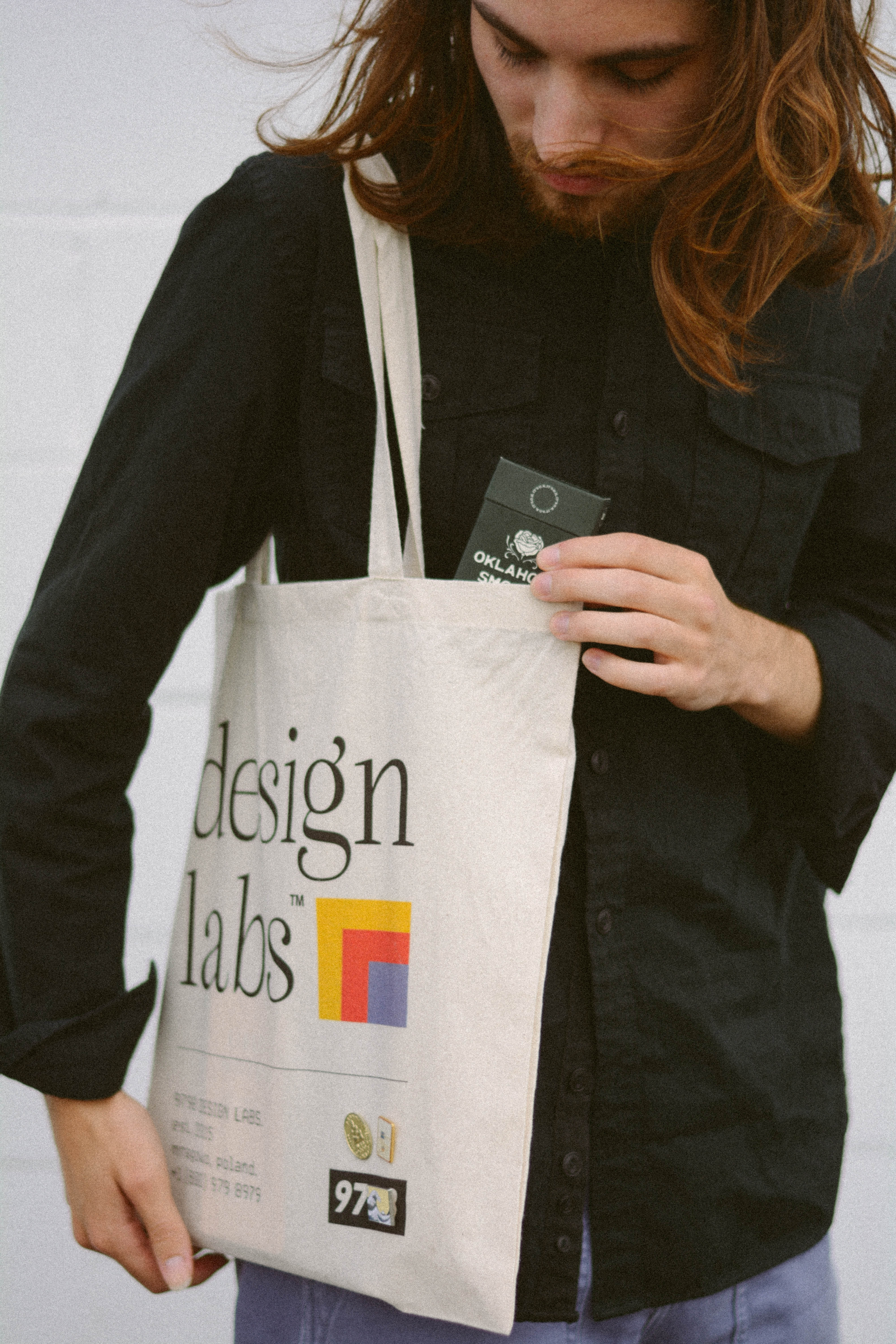 97 Labs tote bag lifestyle photoshoot.