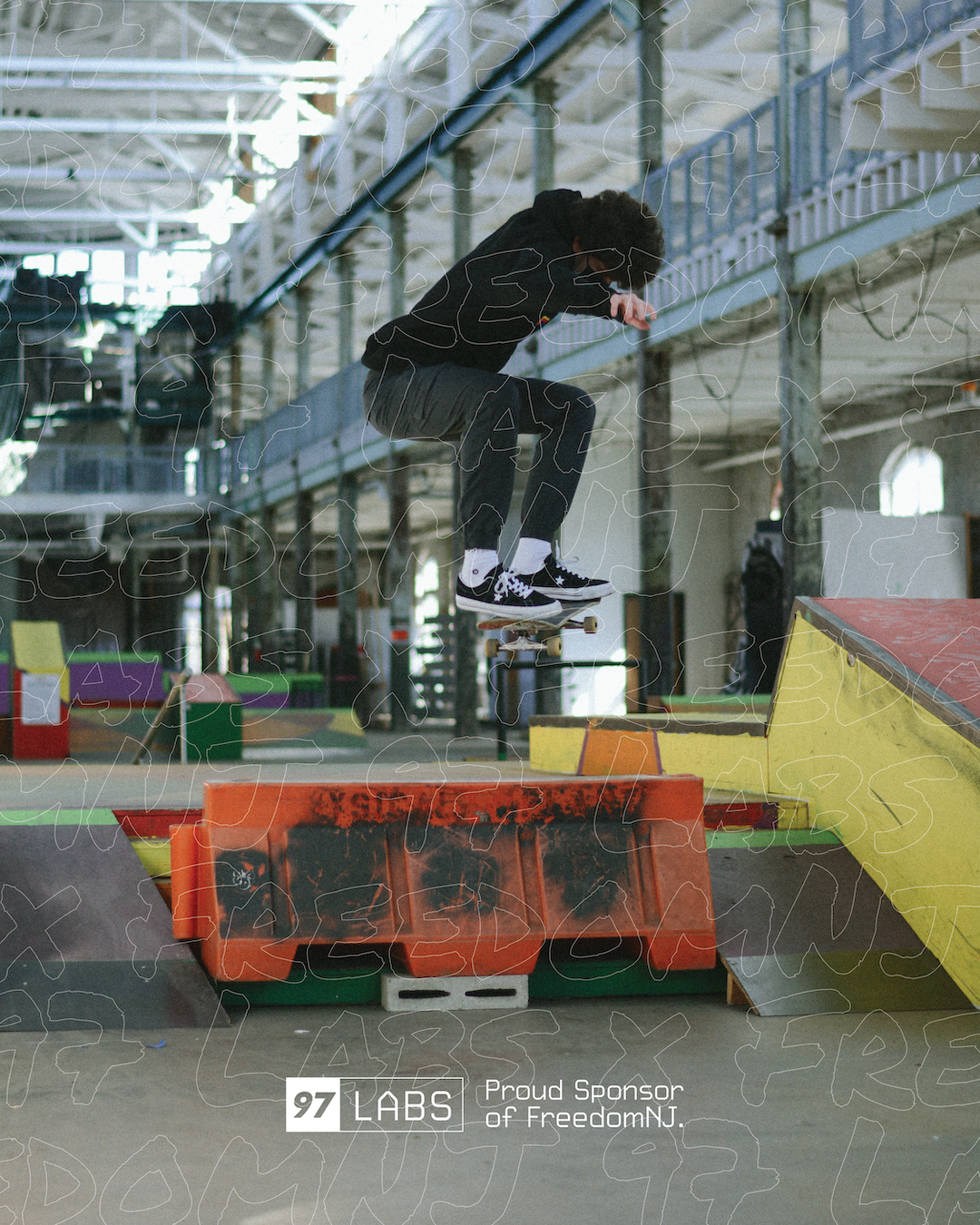 97 Labs announcement for sponsoring FreedomNJ.