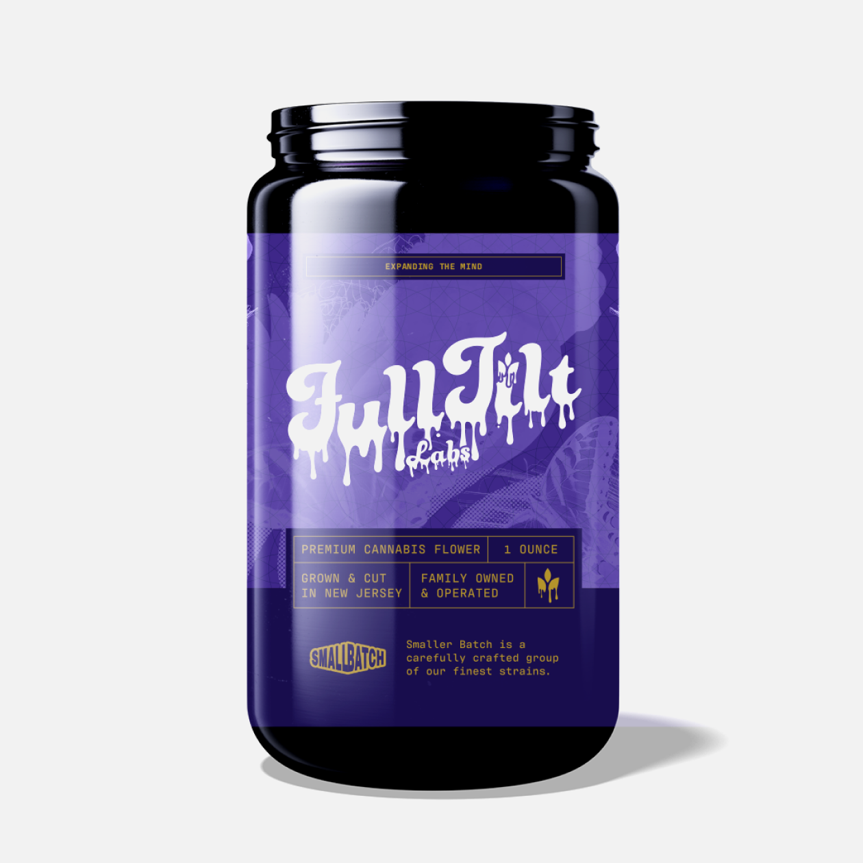 FullTilt Labs 2026 Packaging, Small Batch Series, 1oz jar