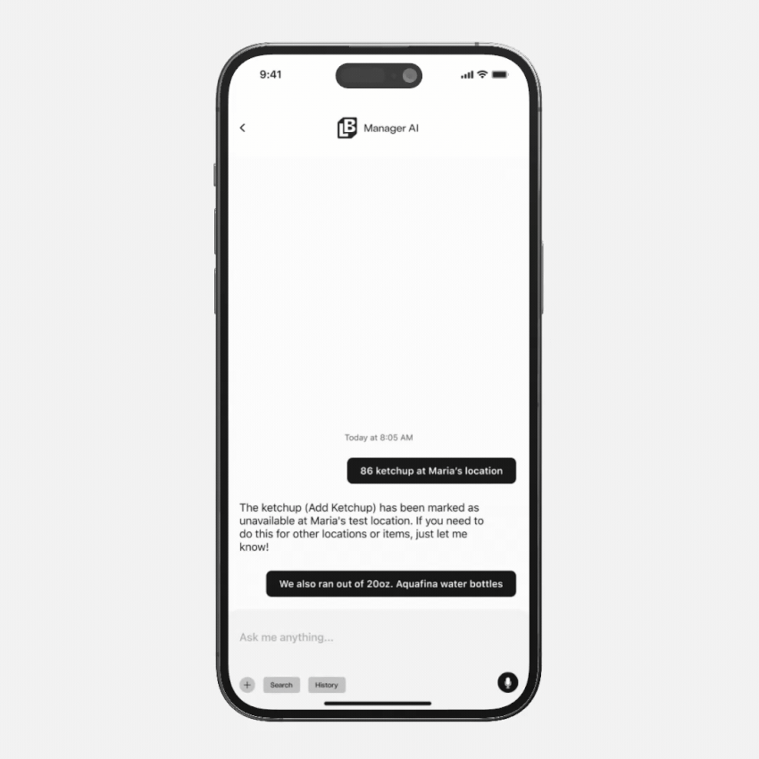 Lunchbox Manager AI concept showcasing new products at The Lunchbox Keynote 