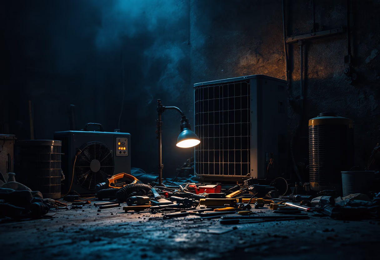 image of air conditioning repair (for an automotive service)