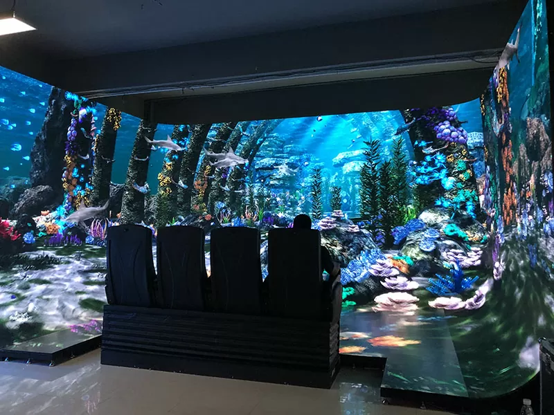 Interactive cinema-grade LED screen