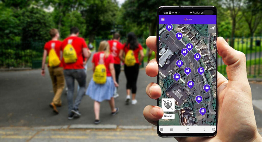Hybrid scavenger hunt activation
