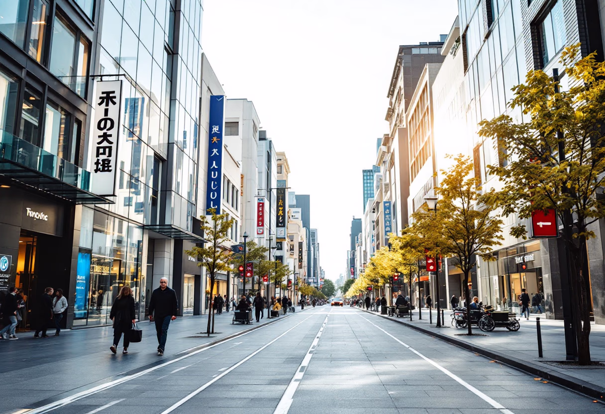 [background image] image of an urban landscape (for a ai marketing tech company)