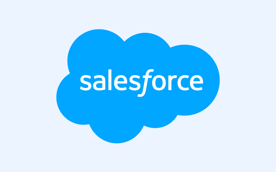 Salesforce cloud logo.