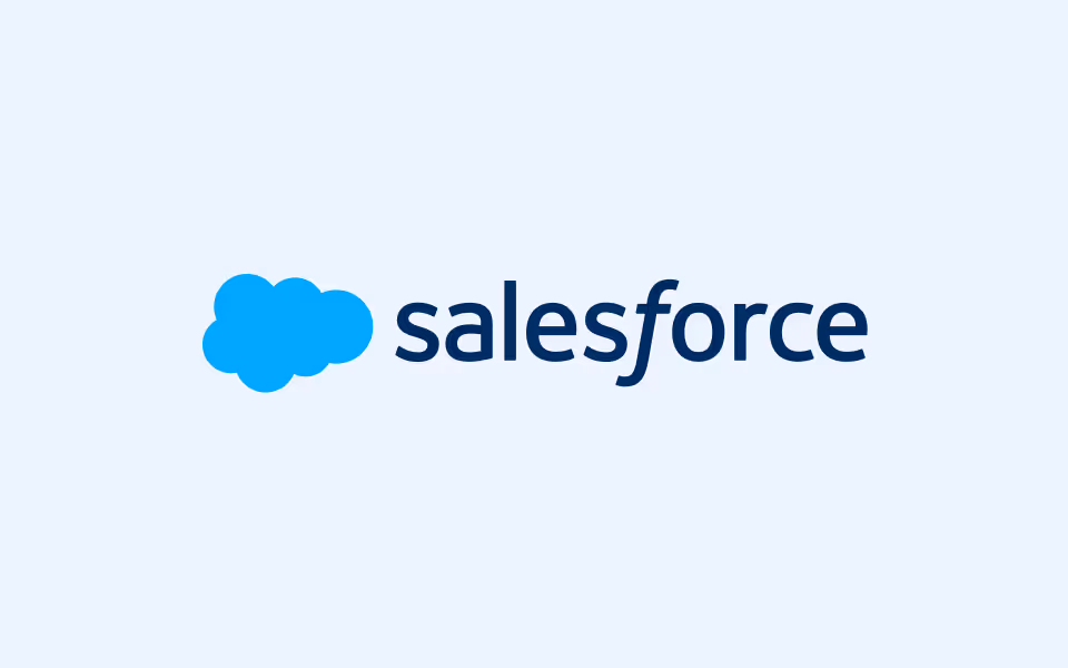 Salesforce horizontal logo.