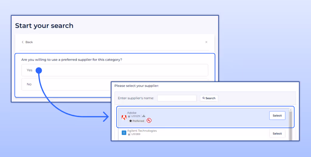 Promoting preferred suppliers in Graphite
