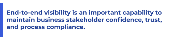 End to end visibility quote - Graphite Connect