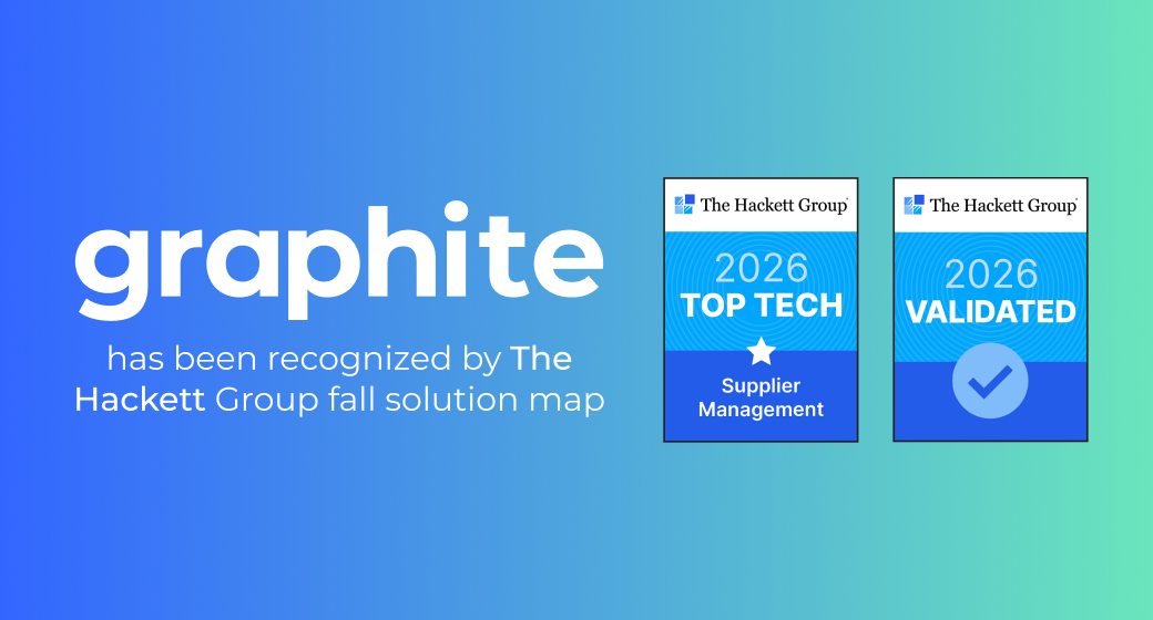 Graphite Connect Named Top Tech in The Hackett Group’s Fall 2026 SolutionMap