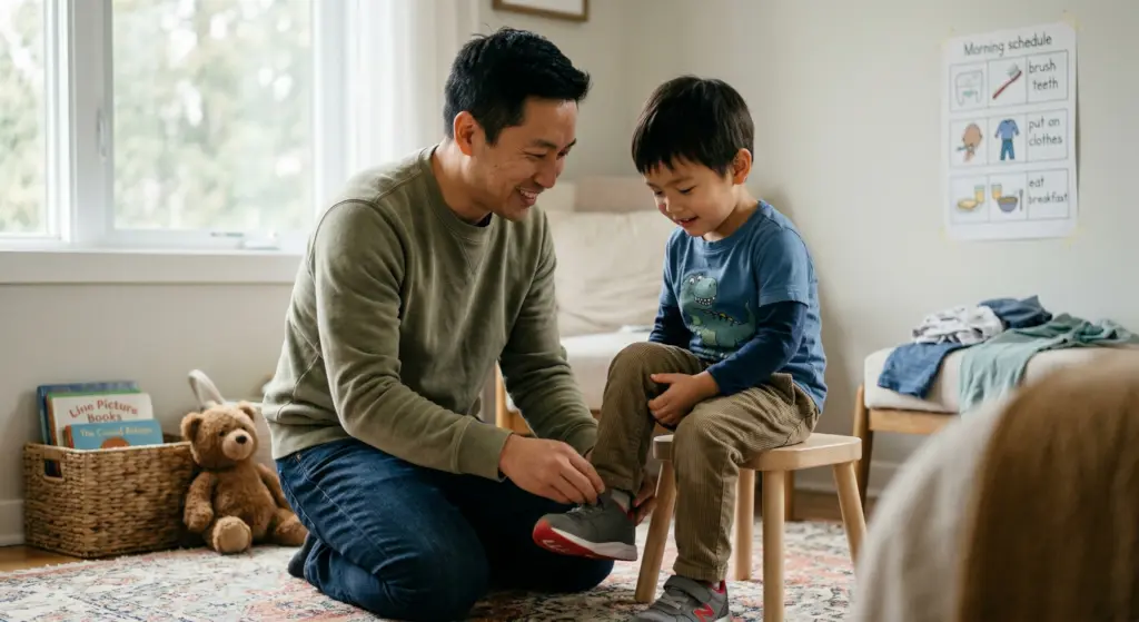 ABA Parent Training at Home Routine Support