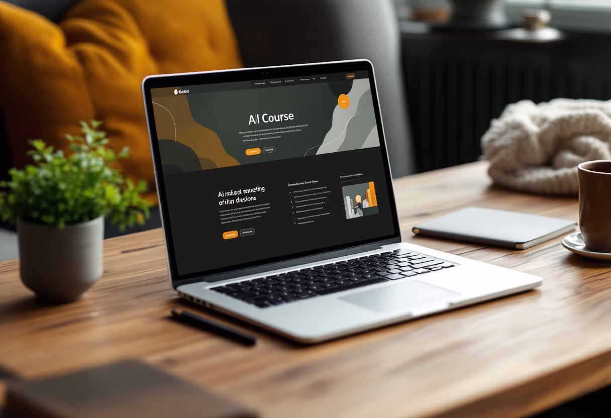 [digital project] image of interface explaining ai curriculum