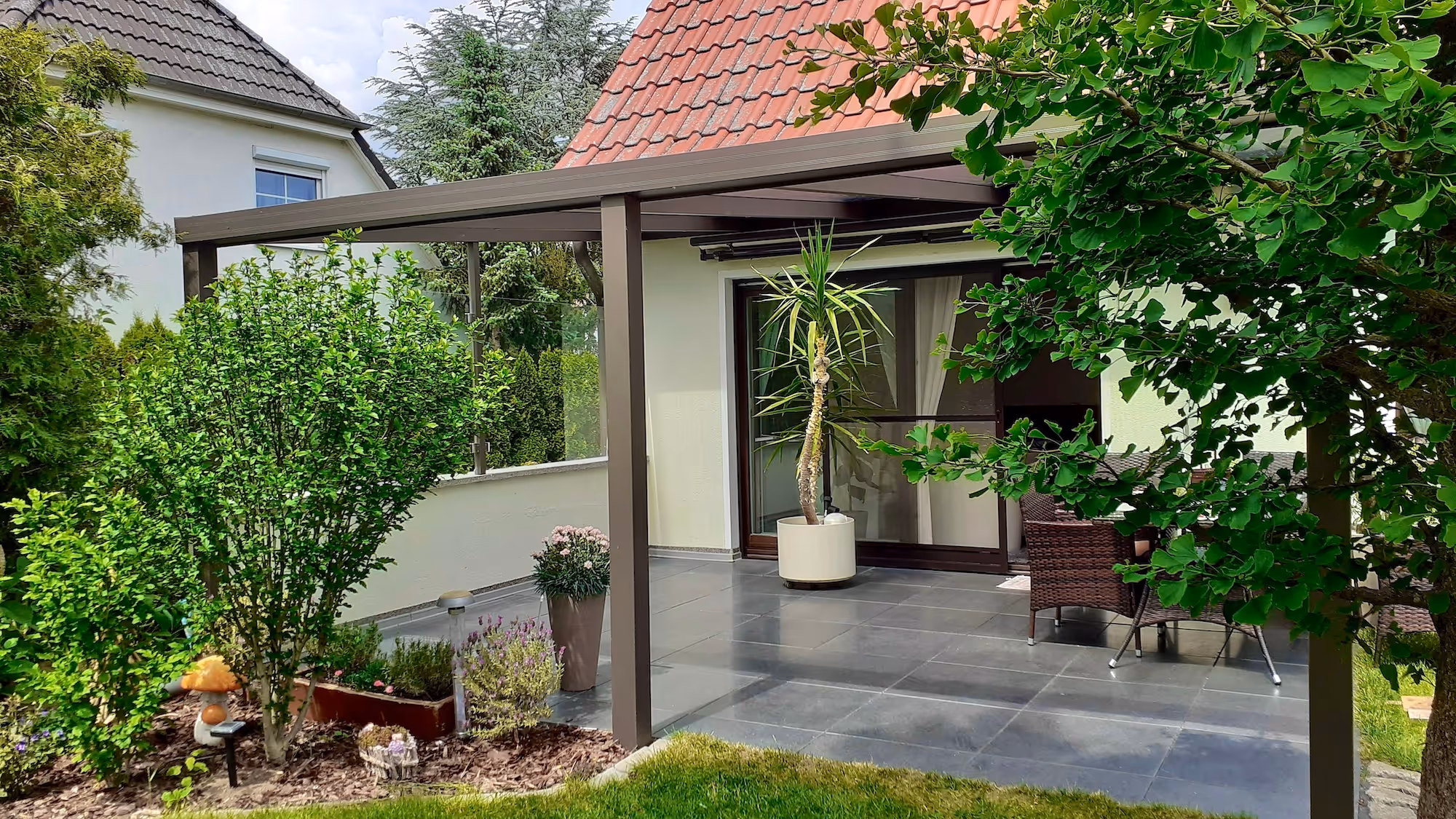 Burg-Guetter Terassenüberdachung