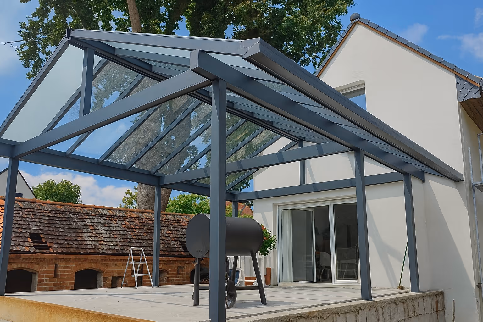 Burgstall Terassenüberdachung