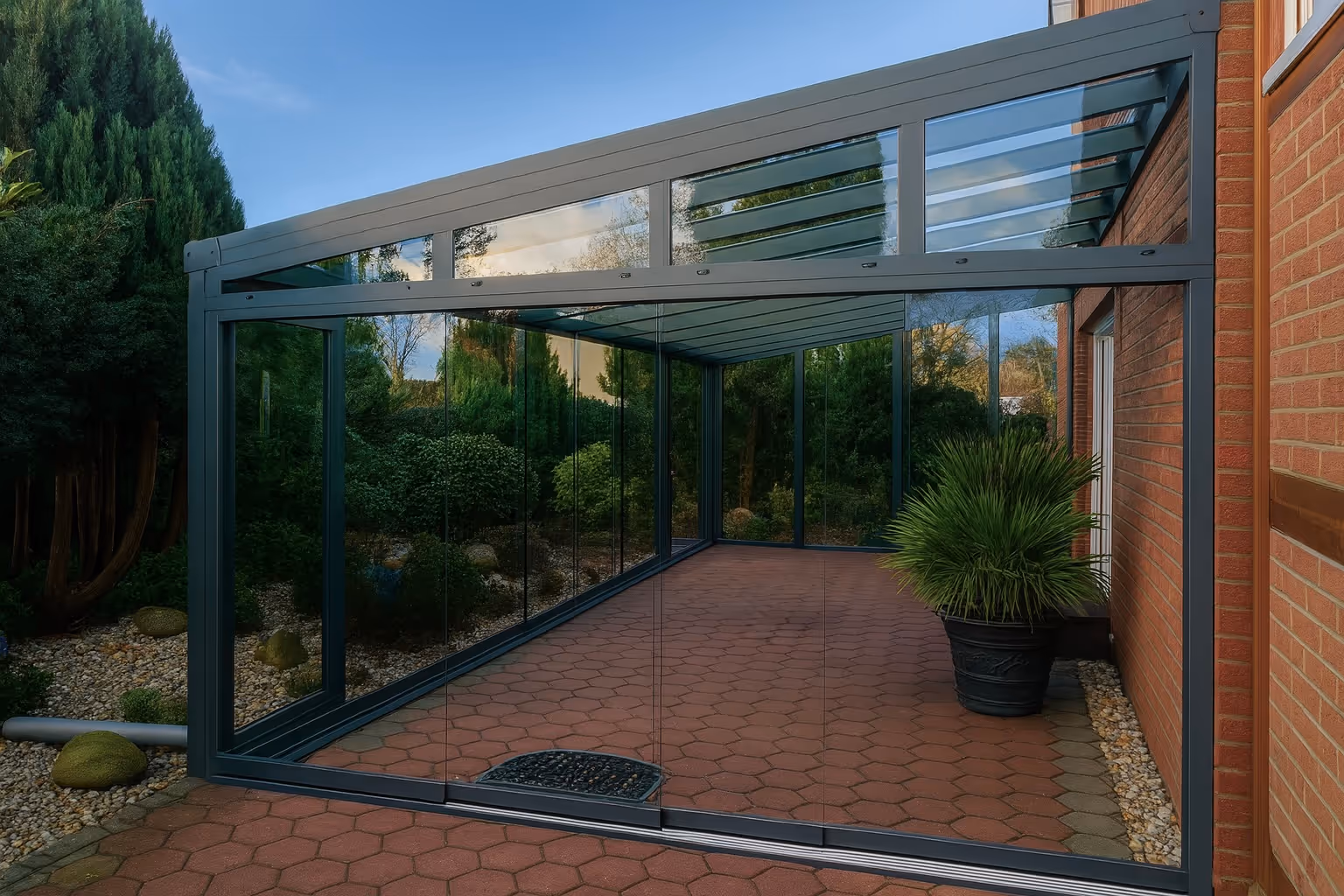 Magdeburg Kaltwintergarten Glas