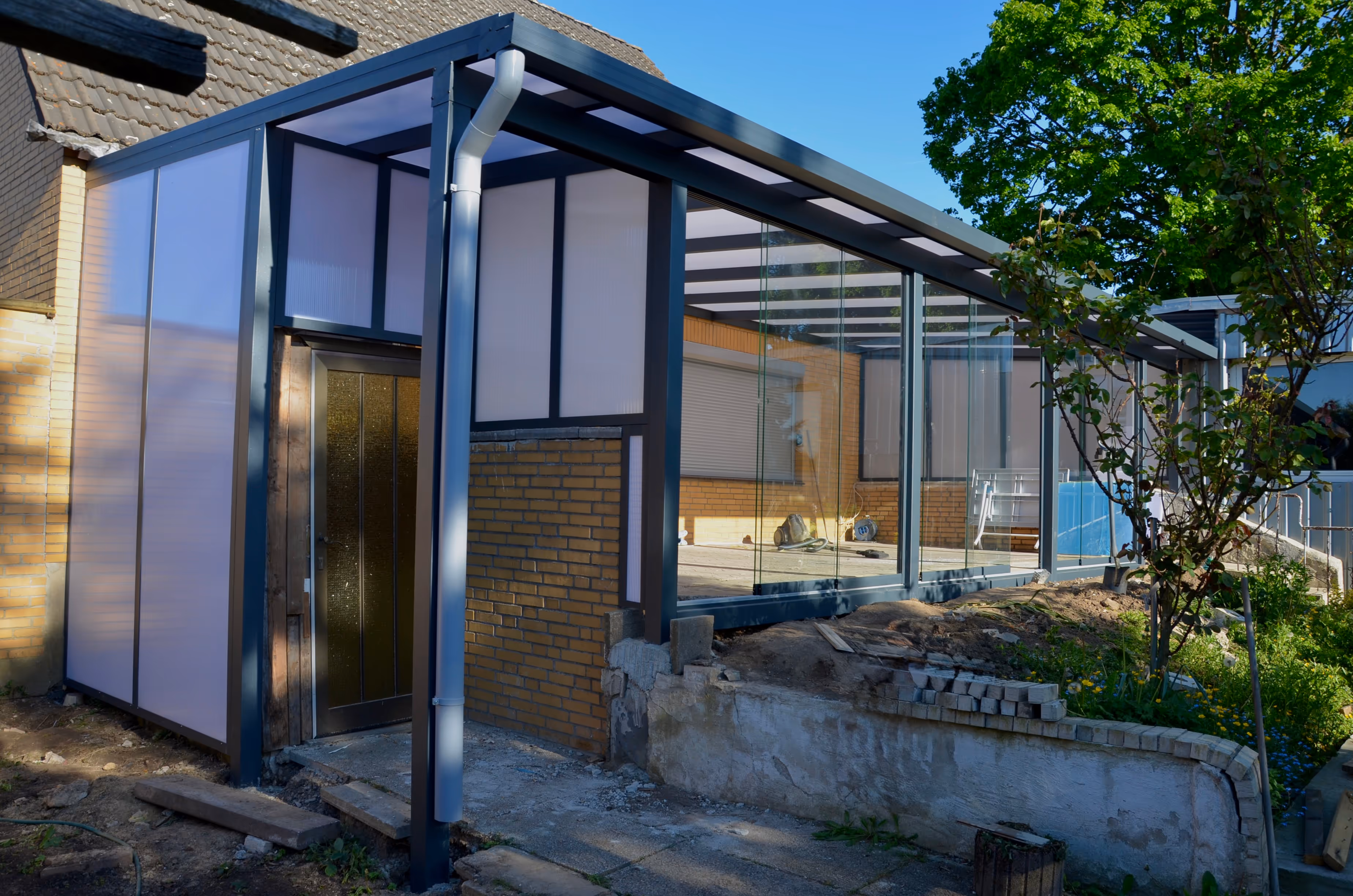 Salzgitter Kaltwintergarten mit Eingang