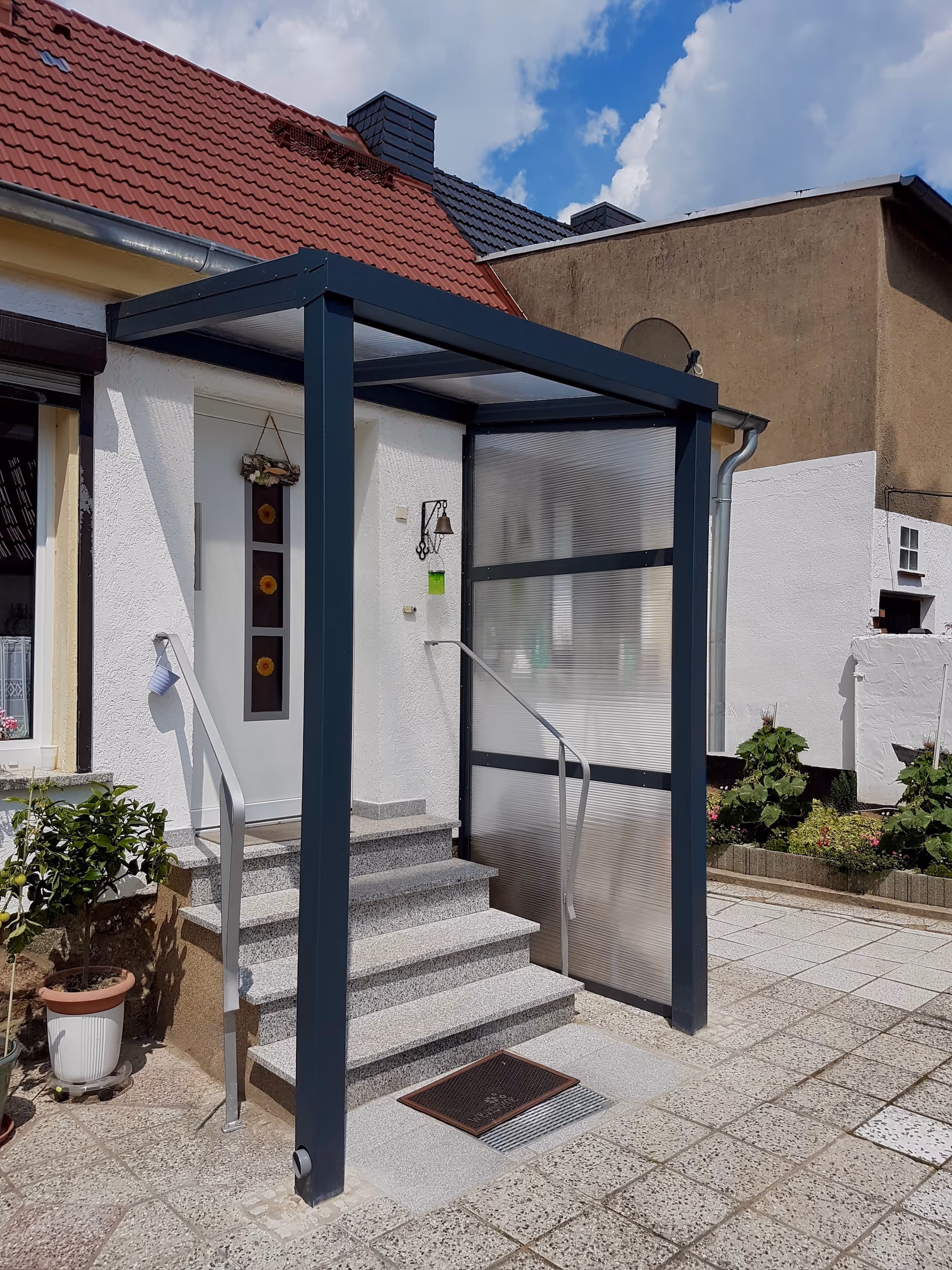 In 3 Schritten zu Ihrem Vordach