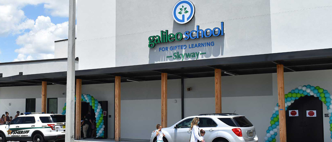 Galileo School for Gifted Learning Skyway Campus, a new charter school facility with advanced air purifiers.