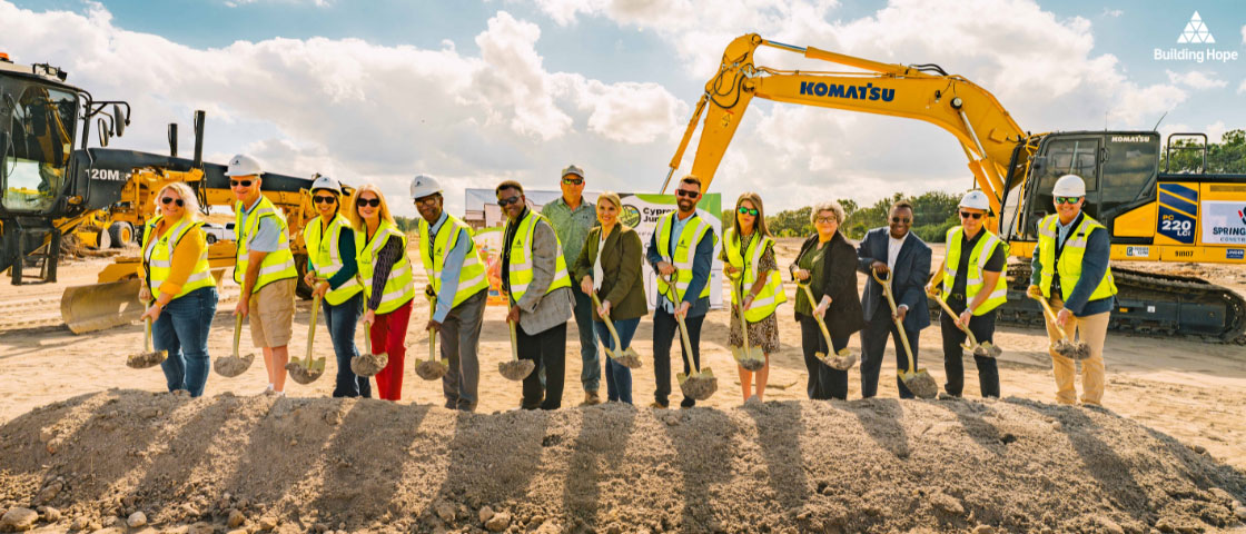 Ground breaking at Cypress Junction Montessori