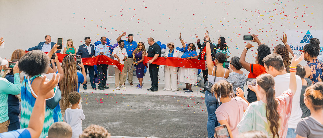 Ribbon-cutting ceremony at Language and Literacy Academy for Learning