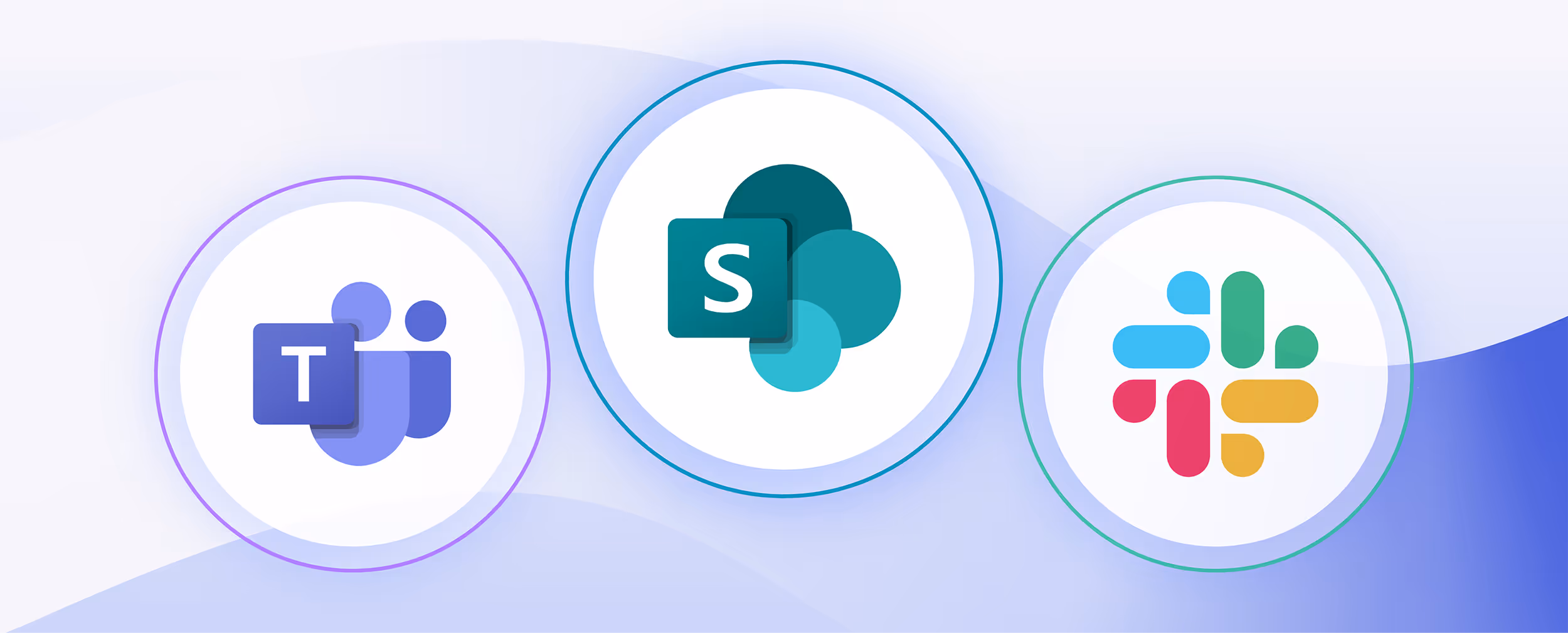 Cerkl Broadcast publishing to Microsoft Teams, SharePoint, Slack and more.