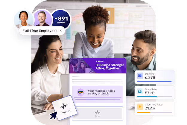 Why pay for internal email when Broadcast Foundations is free and includes all the features you need - analytics, drag-and-drop email builder, surveys, permissions and more.