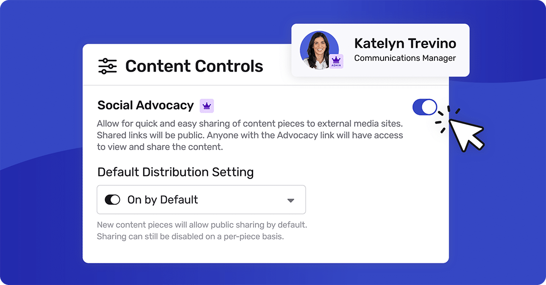 How Does the Social Advocacy Feature Work