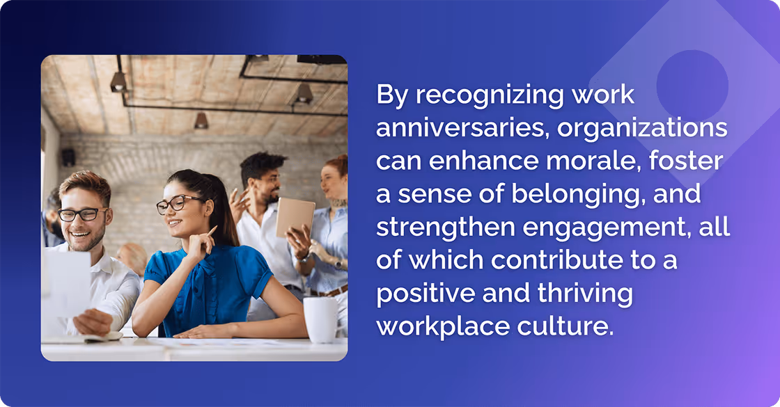 Recognizing Work Anniversaries