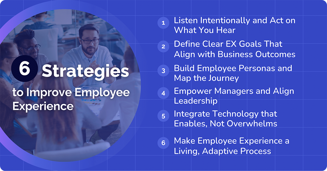 6 Strategies to improve employee experience