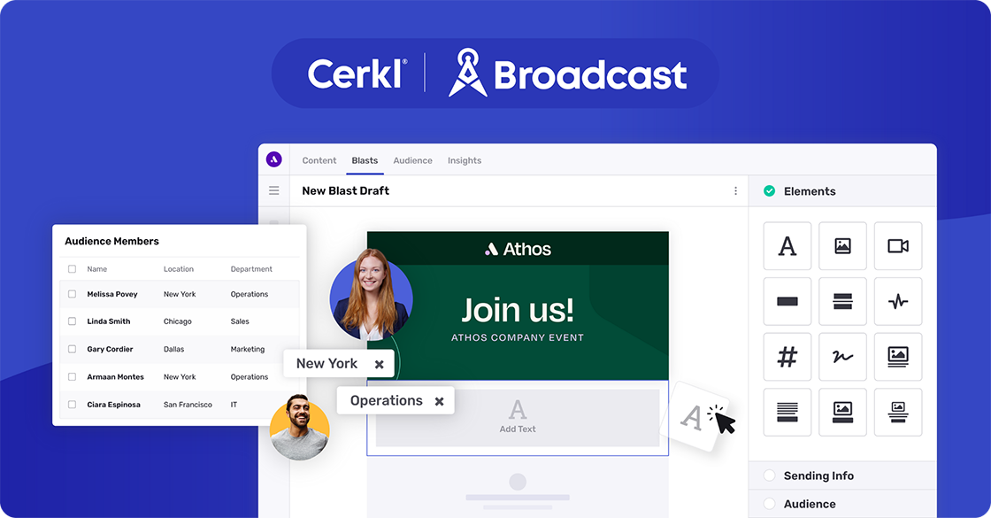 employee engagement software - Cerkl Broadcast