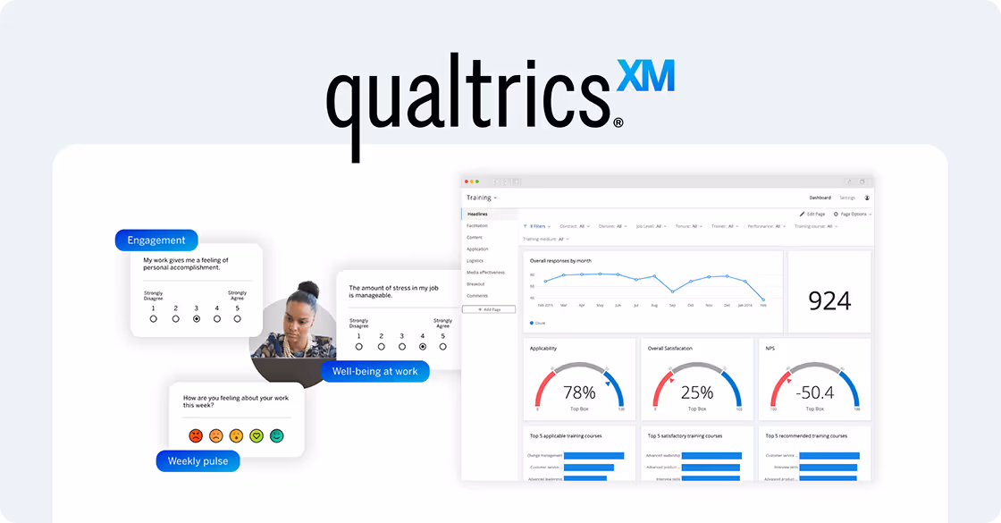 employee engagement software - Qualtrics 