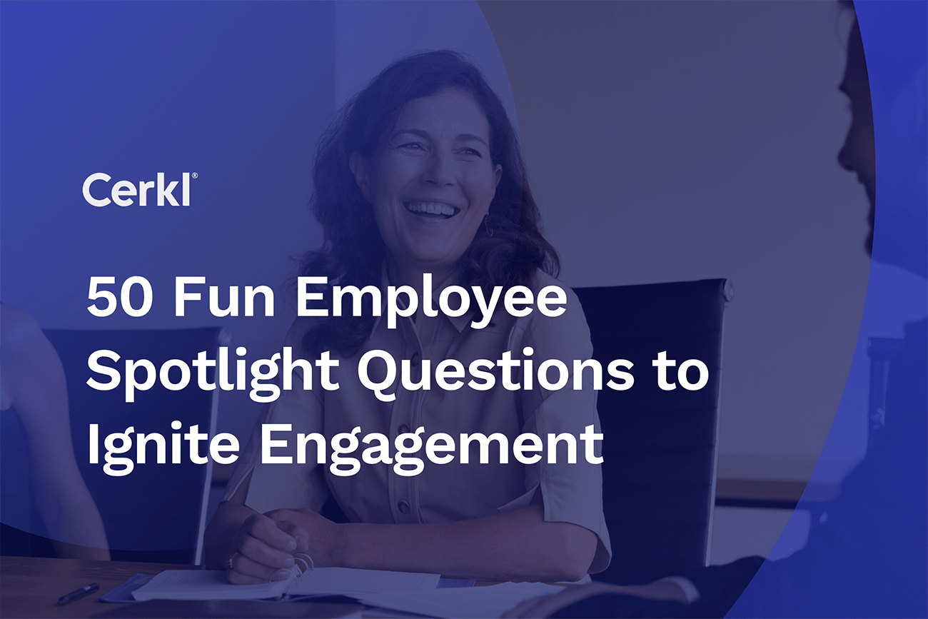 employee spotlight questions cover image||||