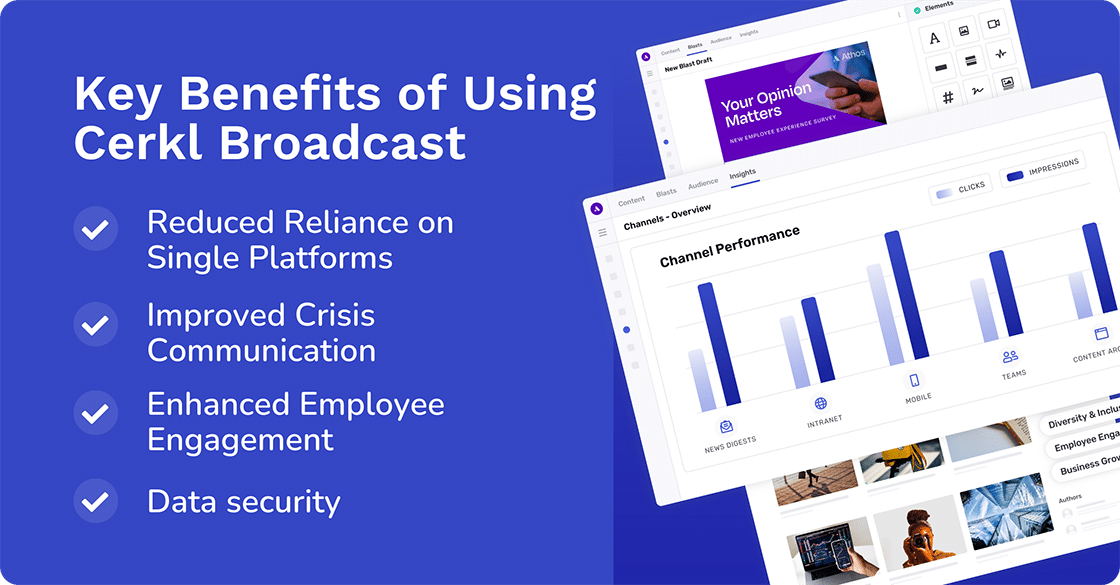 Key benefits of using Cerkl Broadcast