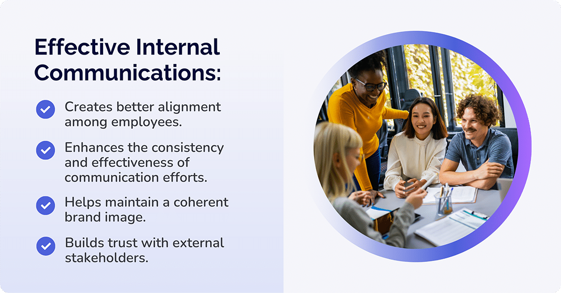 effective internal communications lead to better alignment among employees