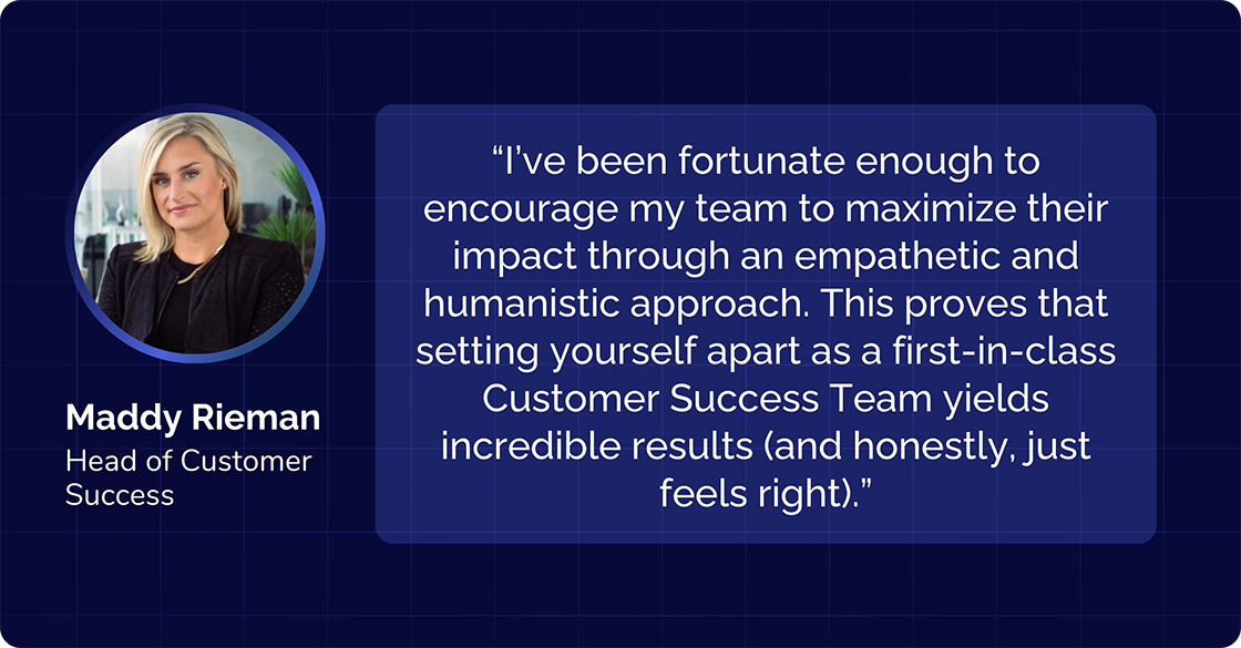 Maddy Rieman, Head of Customer Success