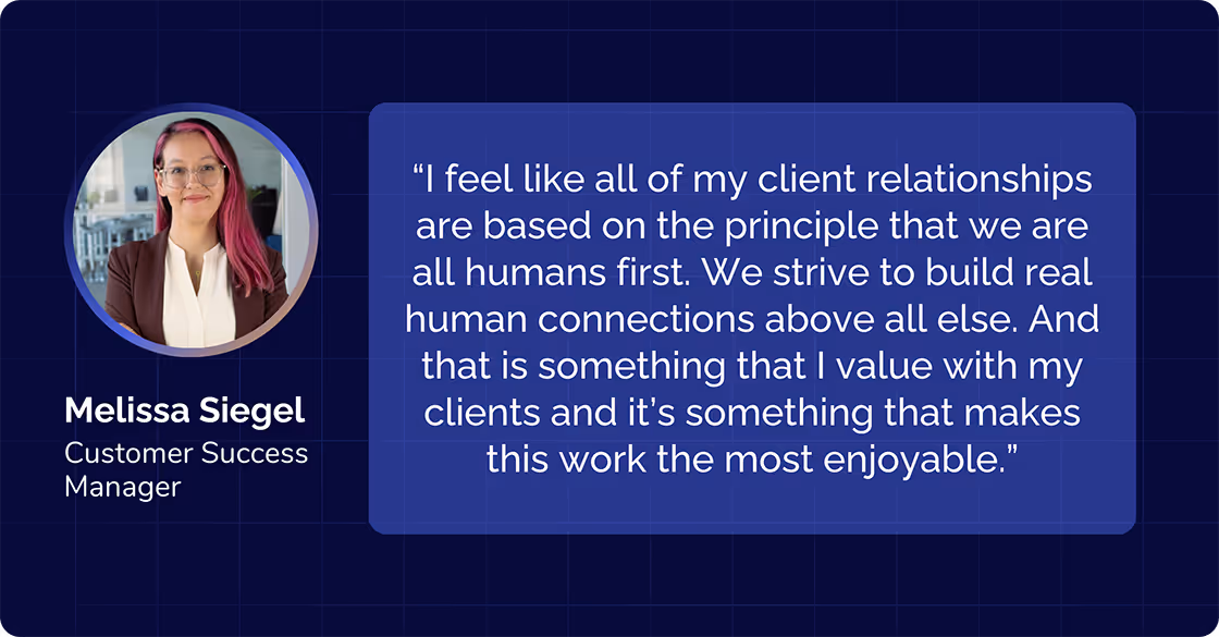 Melissa Siegel, Customer Success Manager