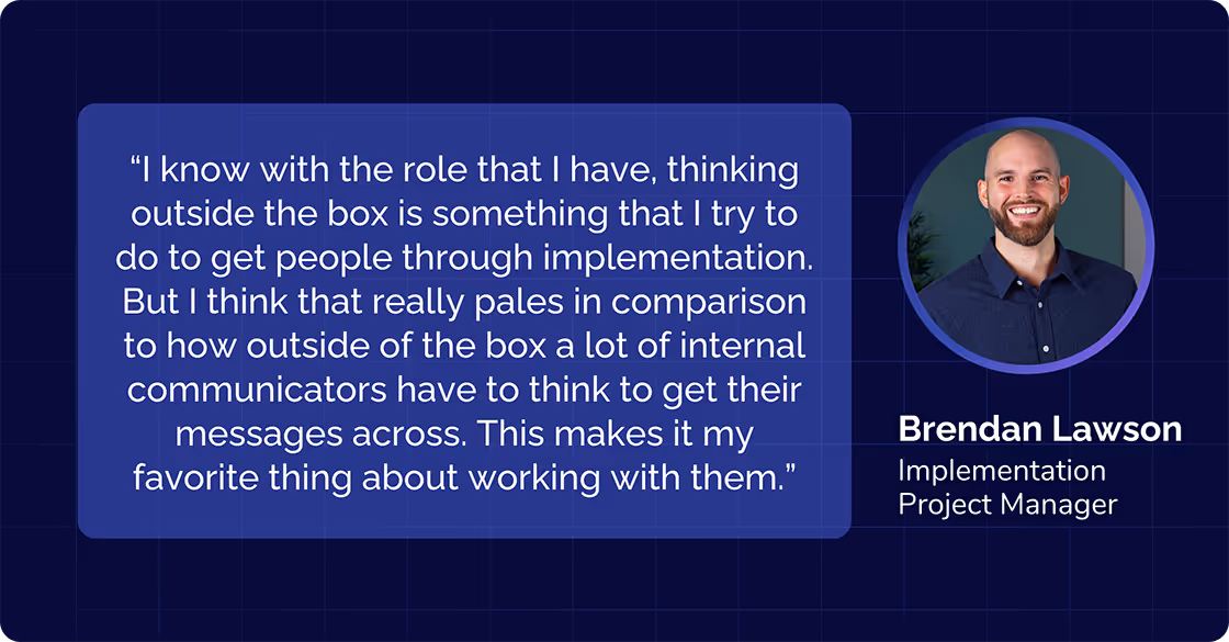 Brendan Lawson, Implementation Project Manager