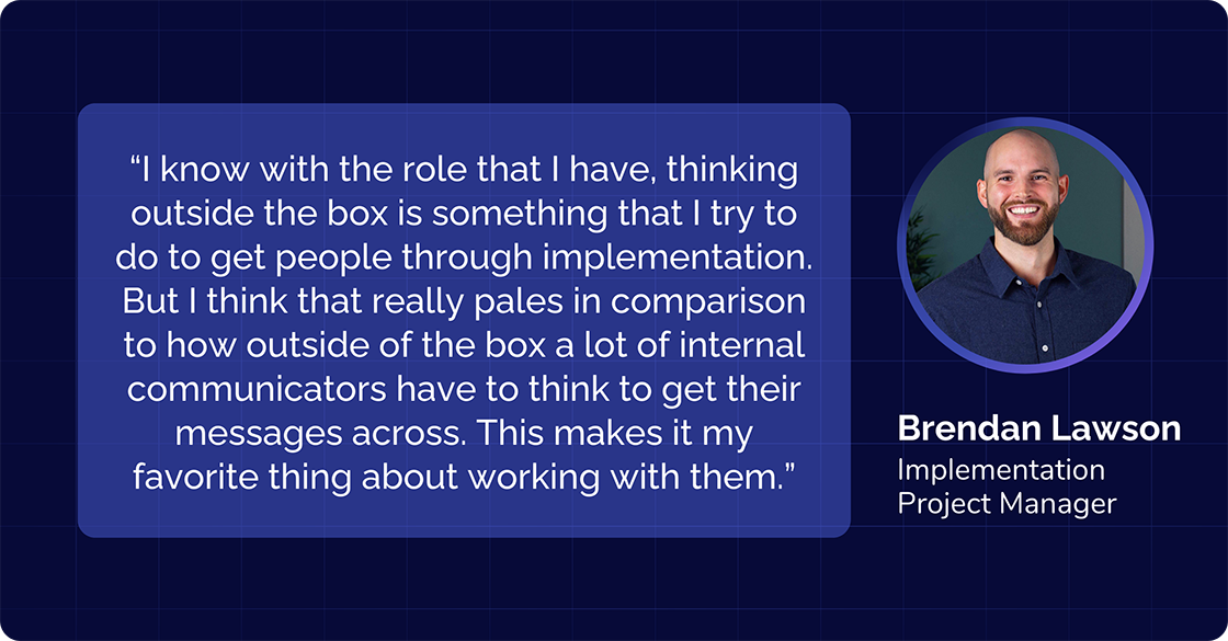 Brendan Lawson, Implementation Project Manager