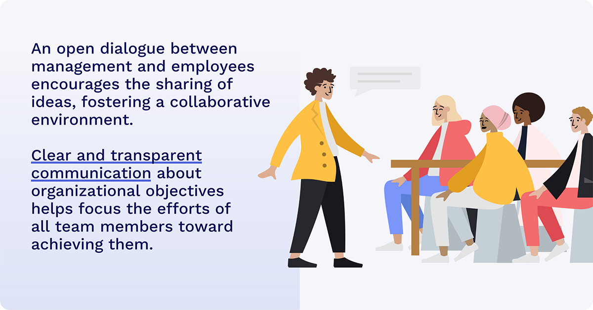 clear and transparent communication