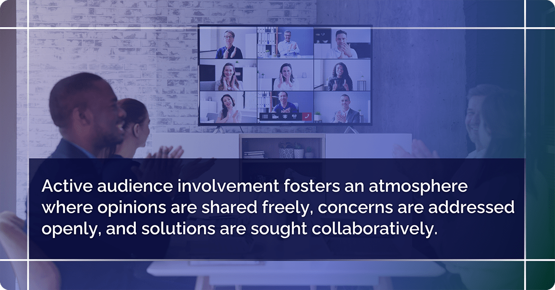 active audience involvement