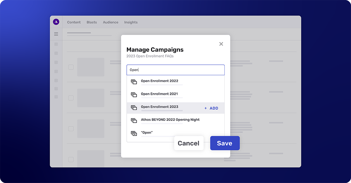 managing internal communication campaigns