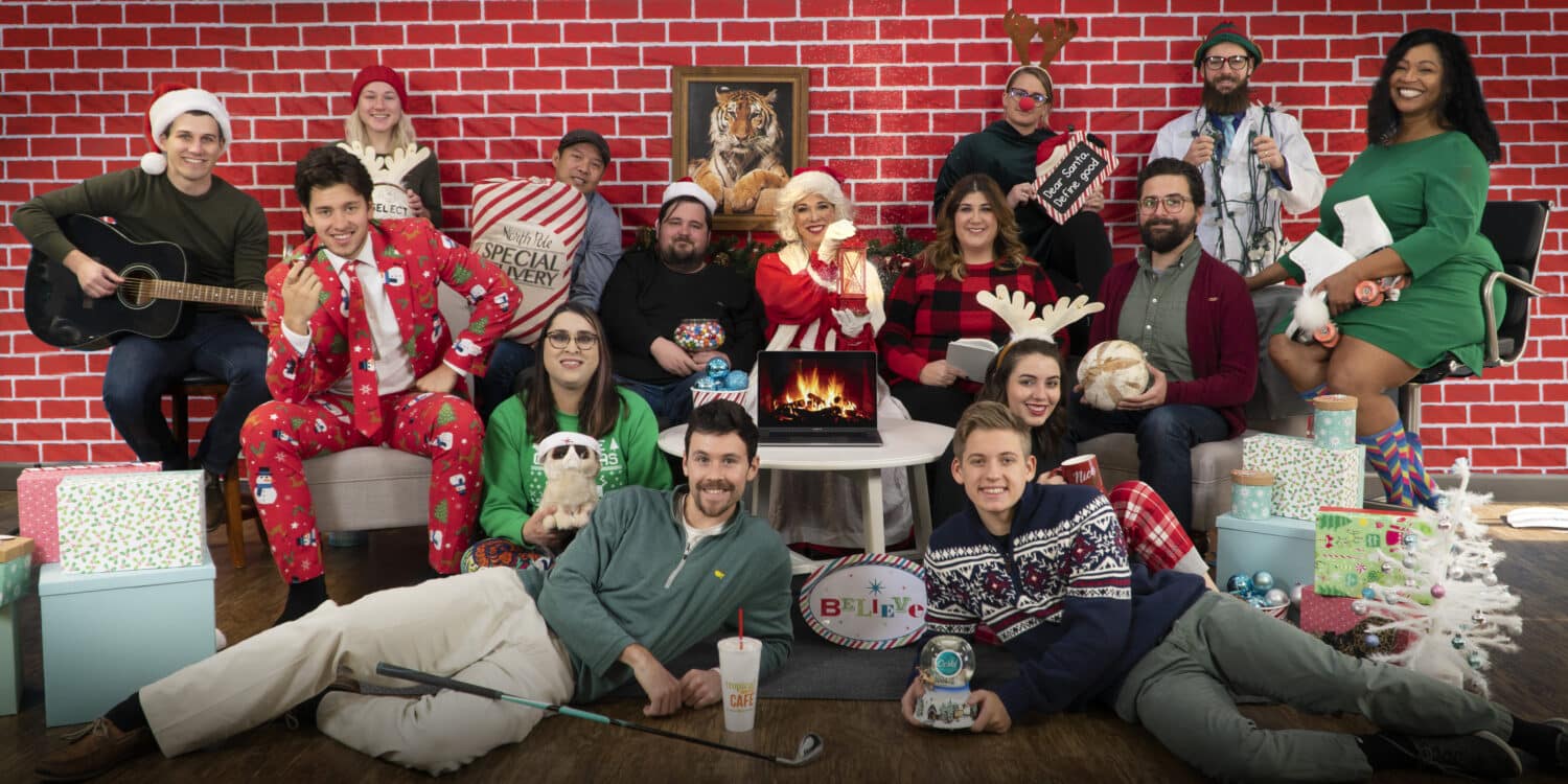 Cerkl employees Christmas 