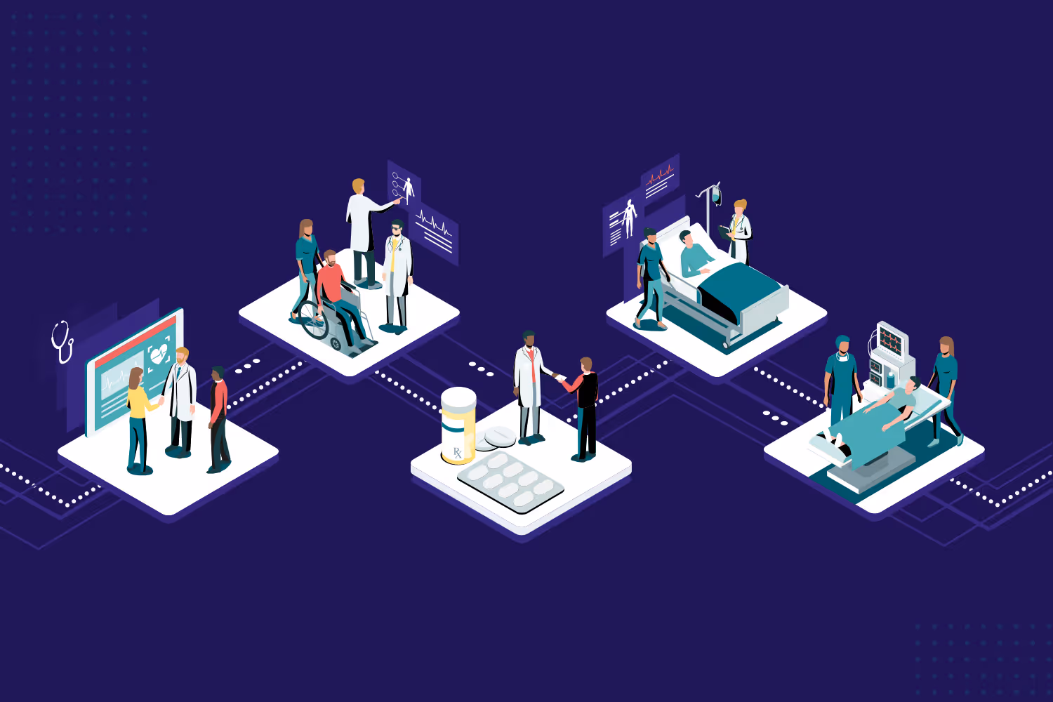 A.I. in healthcare graphic 