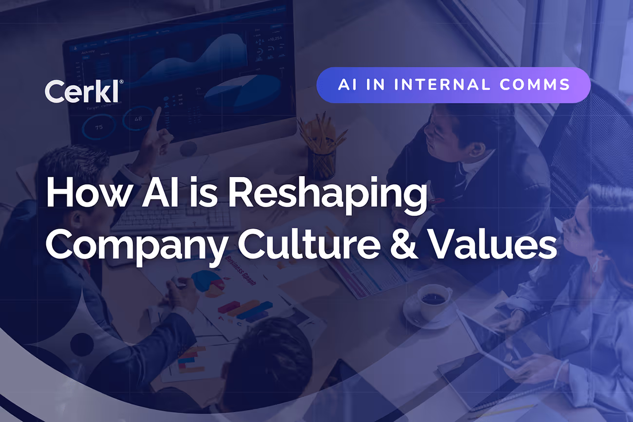 Business leader discussing AI impact on company culture