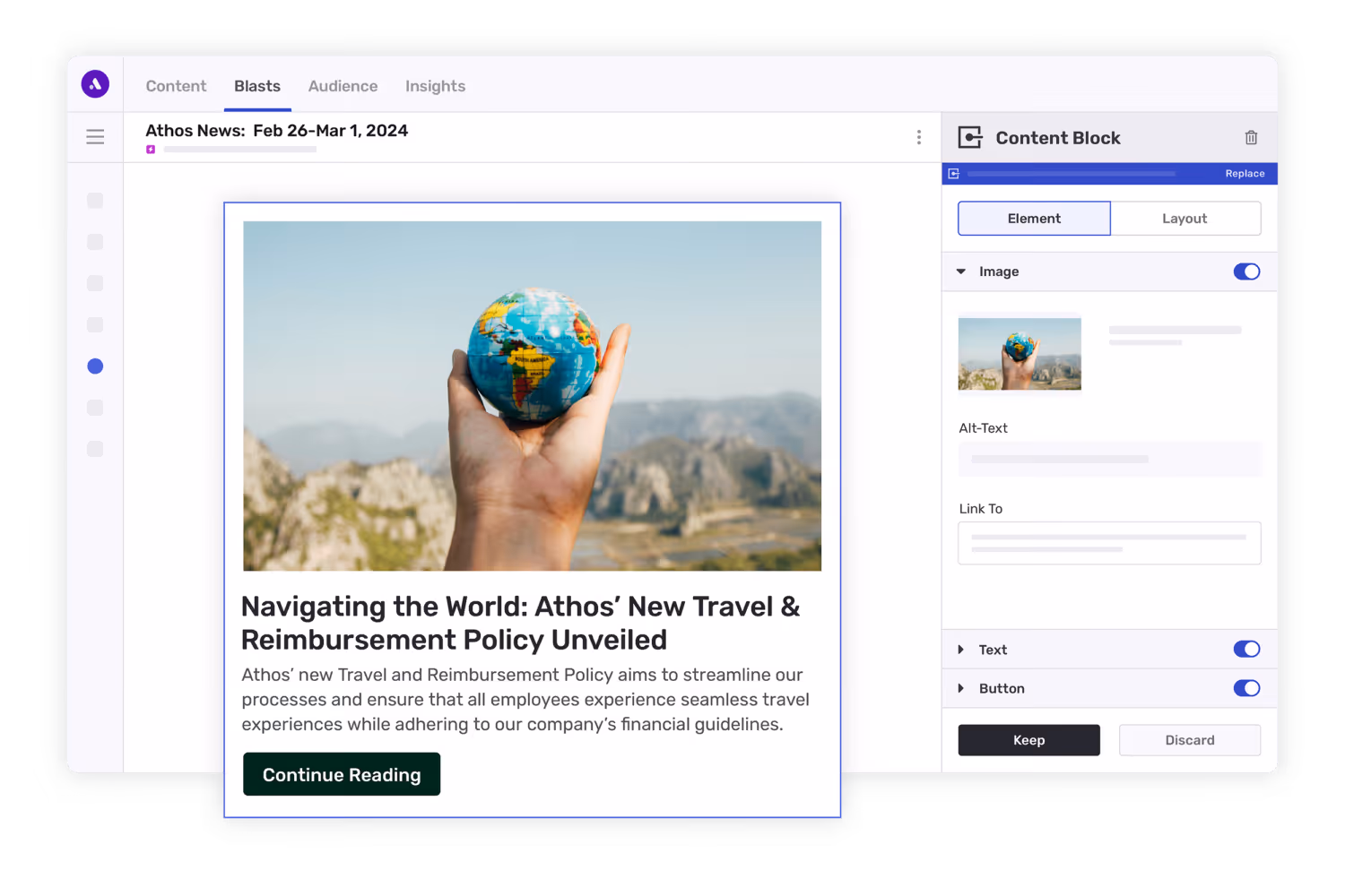 Content Block Evolution