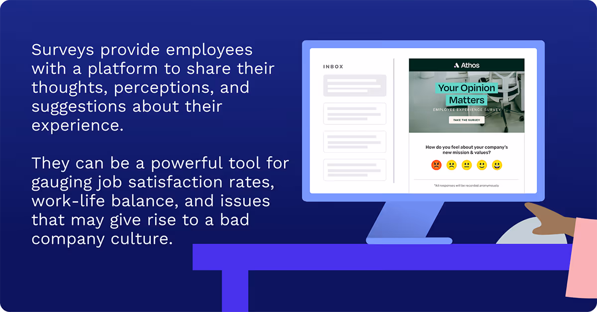 employee surveys provide a tool for measuring engagement