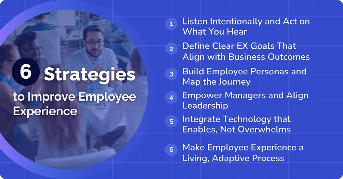 6 Strategies to improve employee experience