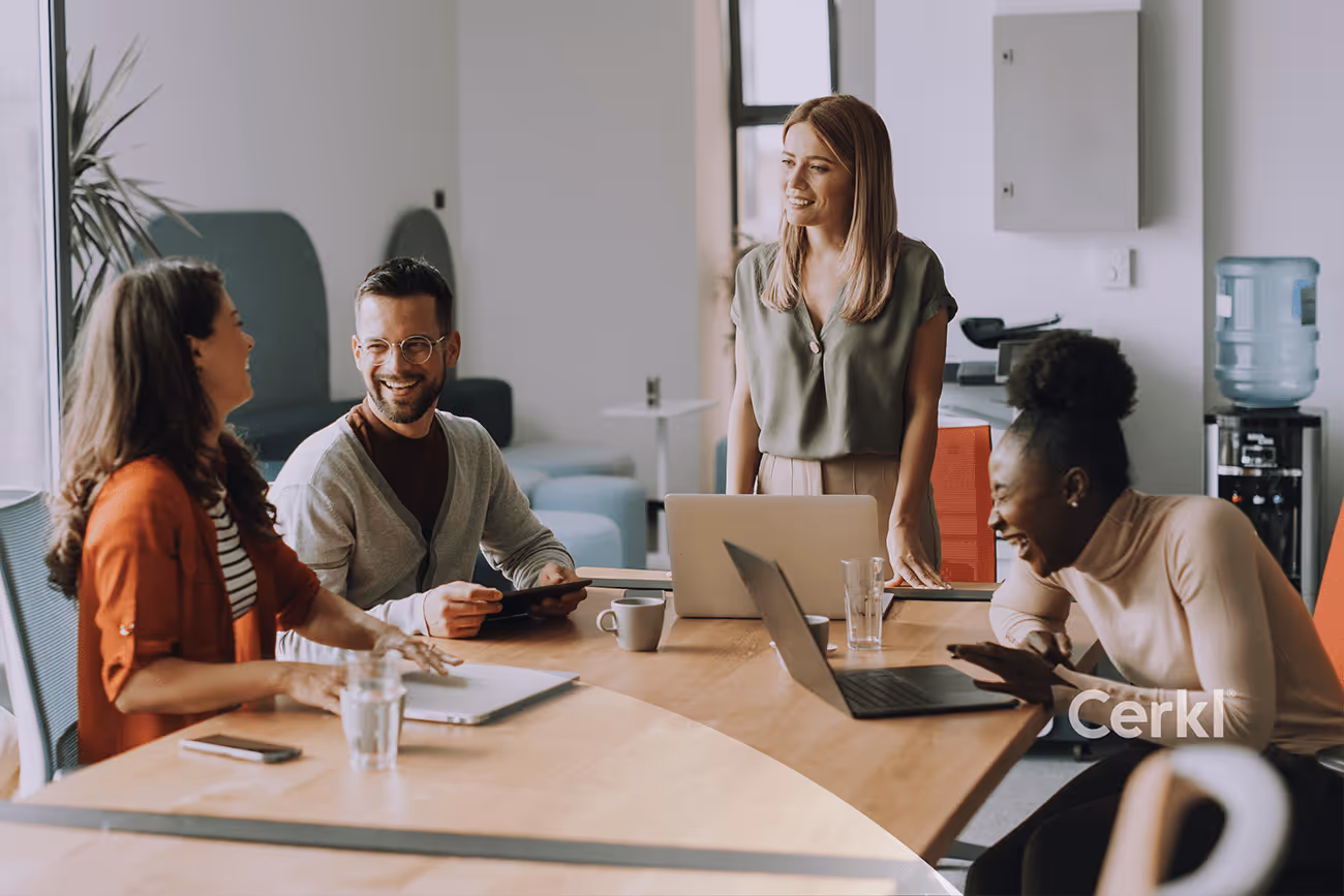 HR professional comparing employee experience and engagement concepts