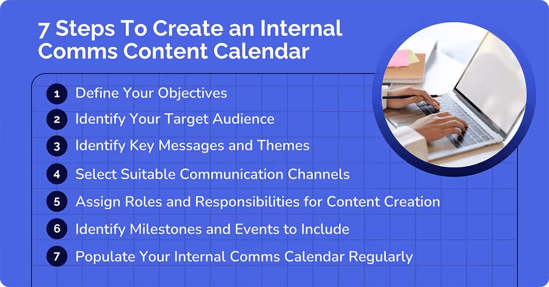  7 steps to create an ic comms calendar