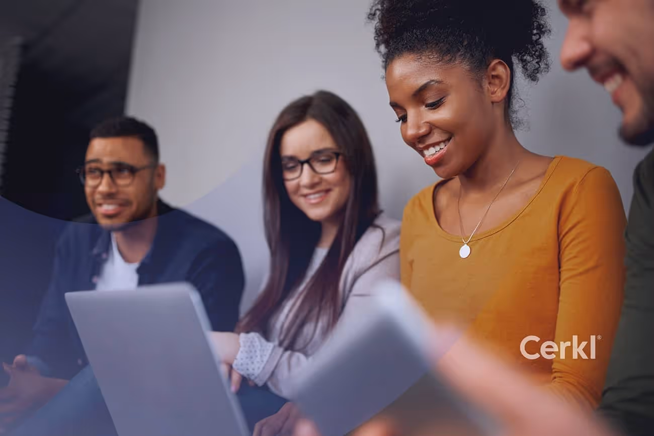 Internal communications analyst reviewing email retargeting metrics